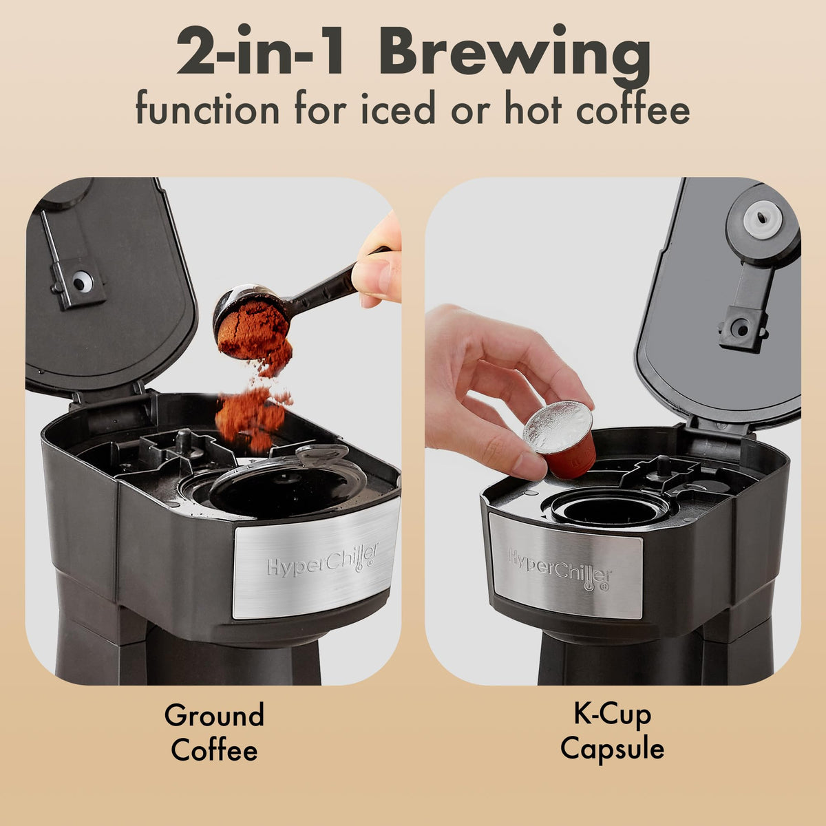 Black Iced Hot Coffee Maker A82631