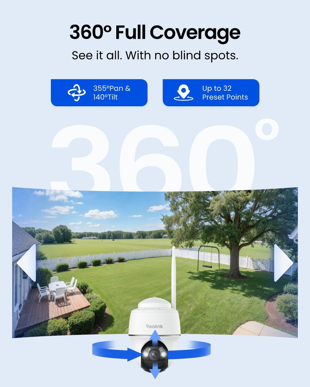 Solar Security Cameras Wireless Outdoor 360° Coverage Z259147