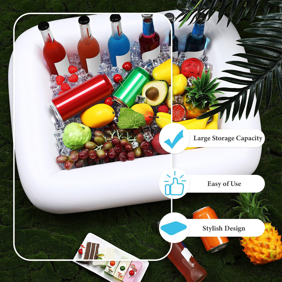 Inflatable Floating Serving Bar with Pump A152994