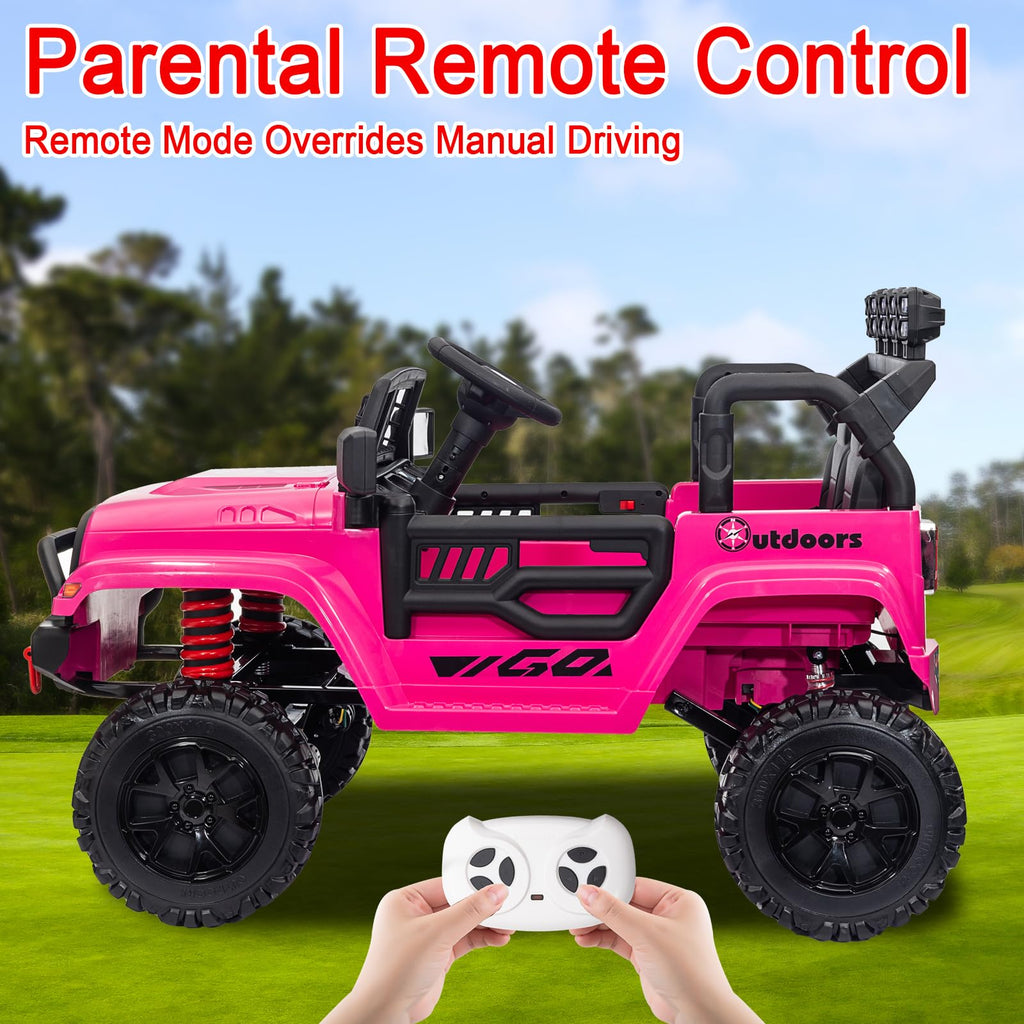 24V 2 Seater 4WD Ride On Truck Q3824