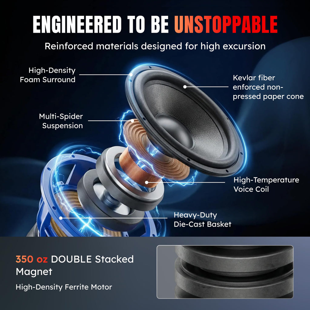 18 Inch 2 Ohm Car Subwoofer F281