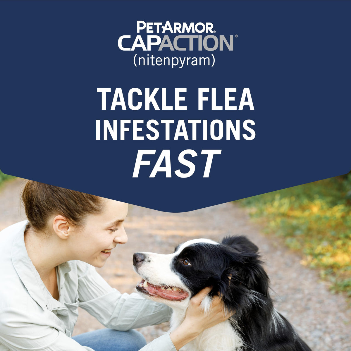 Oral Flea Tablets Dogs 2-25 lbs, Nitenpyram, 6-Dose K1564
