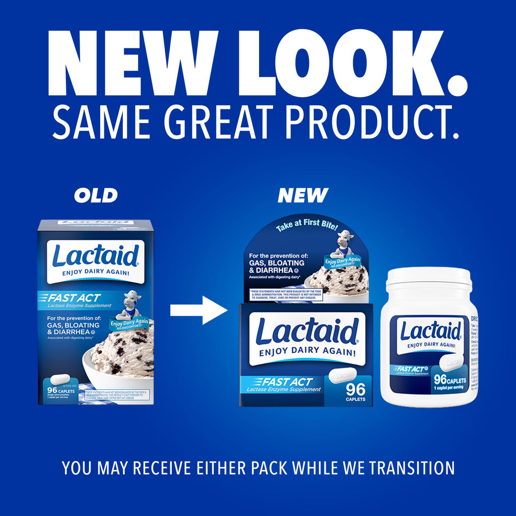 Lactase Enzyme Caplets 96 Ct V460