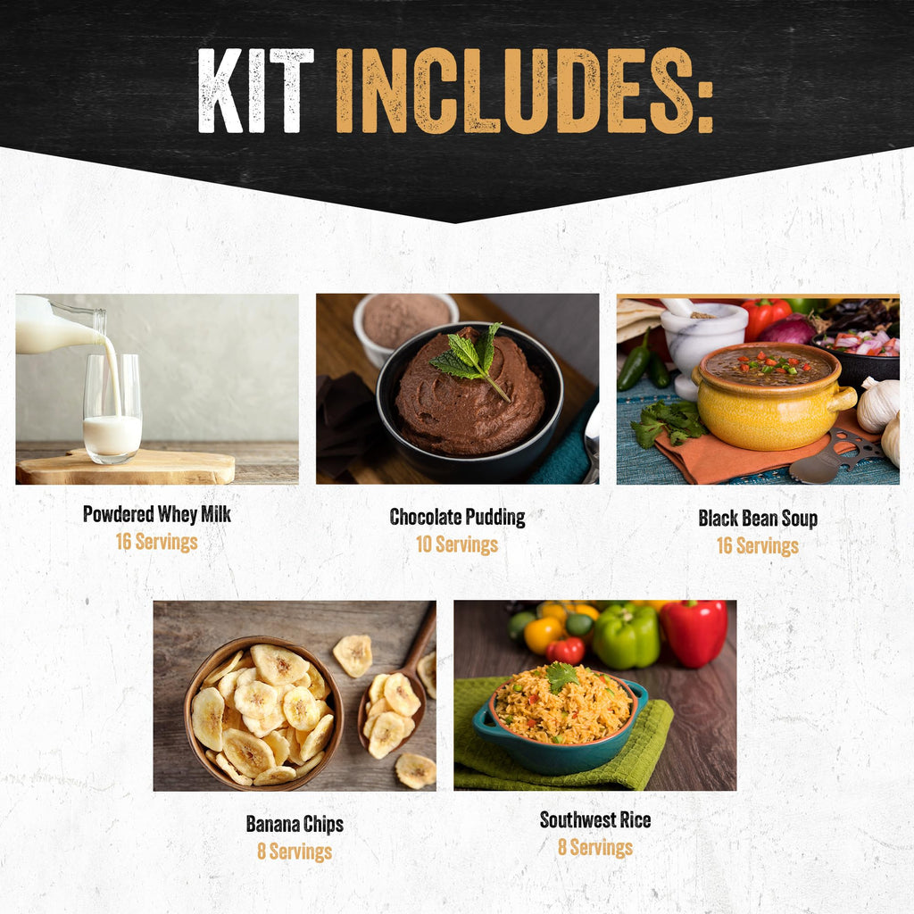 Gluten-Free Freeze-Dried Food Kit 120 Servings A99146