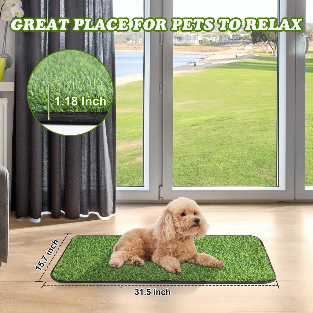 Washable Artificial Grass Mat U51075