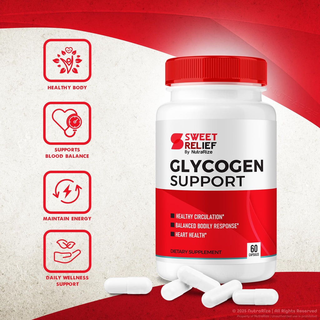 Sweet Relief Glycogen Support Capsules 180 Capsules V16641