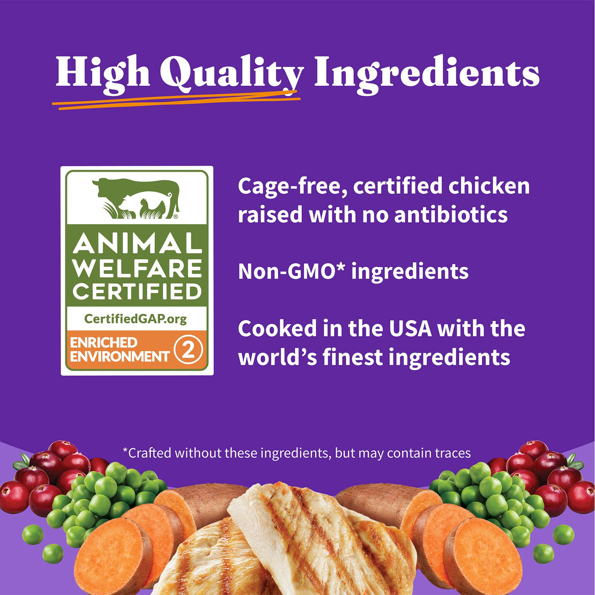 Indoor Dry Cat Food Cage-Free Chicken 6 lb W4488