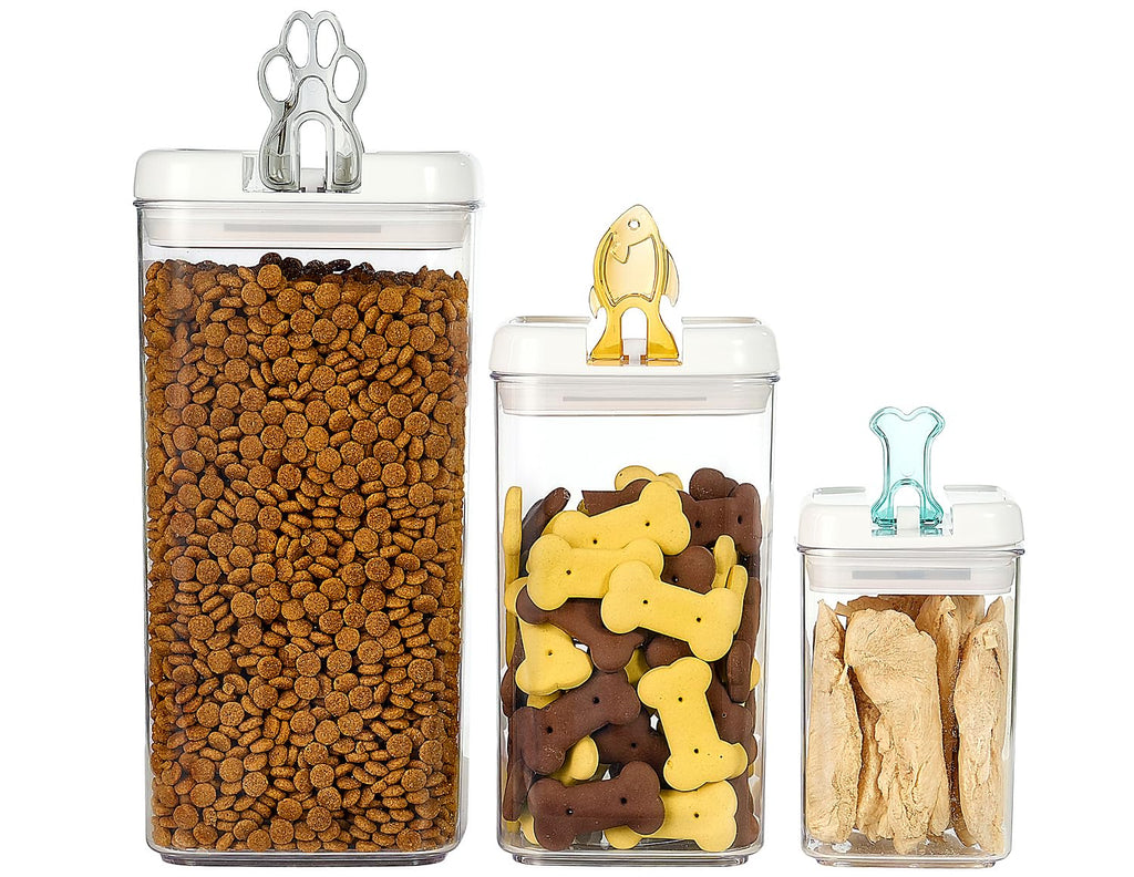 Airtight Pet Food Container with Flip Top Handles V928