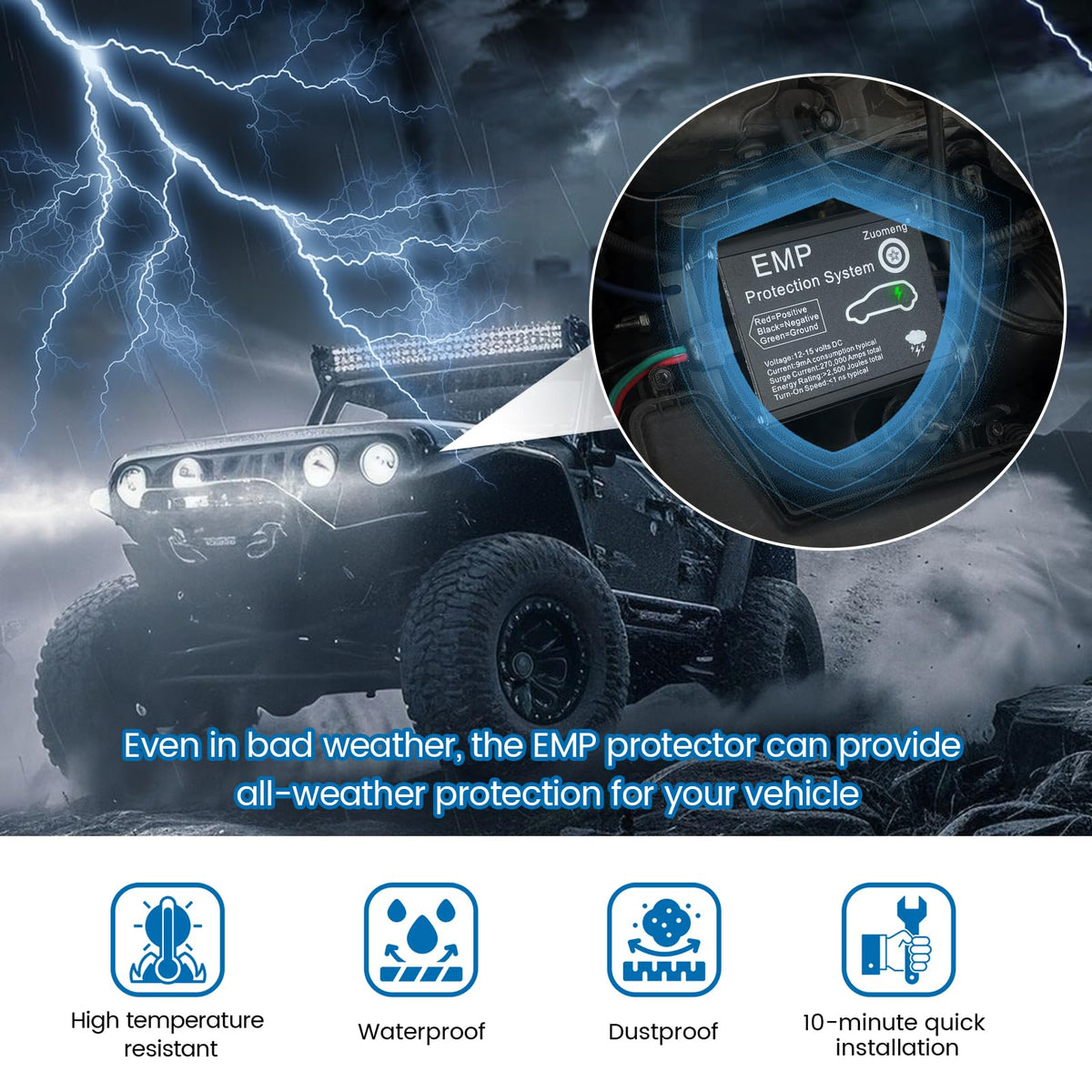 12 Volt DC Vehicle EMP Protection R391