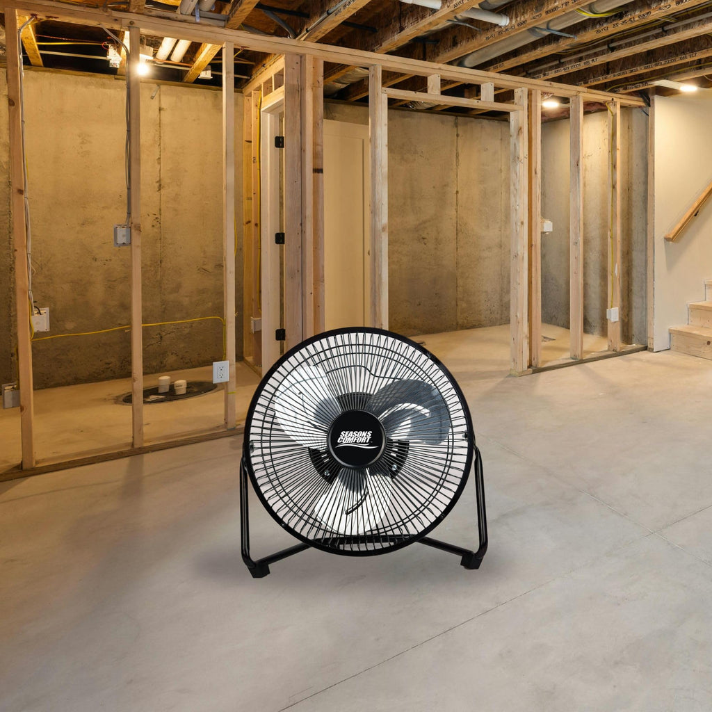 20 Inch 3 Speed Black High Velocity Fan U457