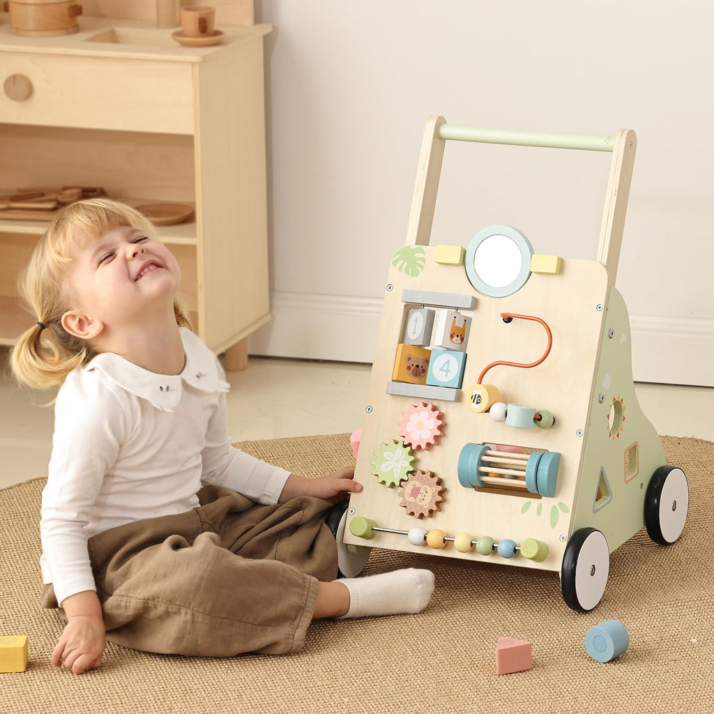 Wooden Baby Walker with Wheels Z15392