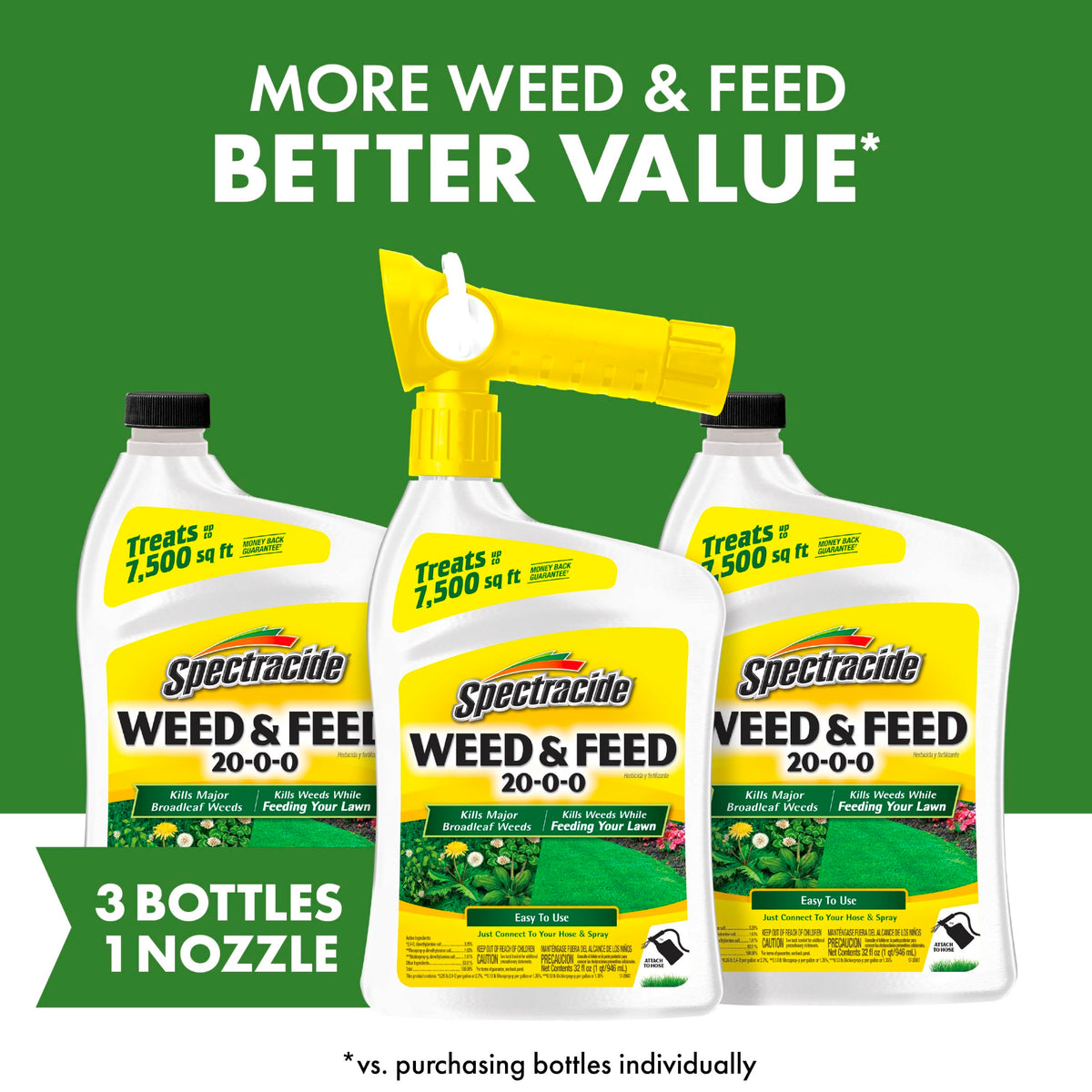 Weed & Feed 32 Oz 3 Pack M823
