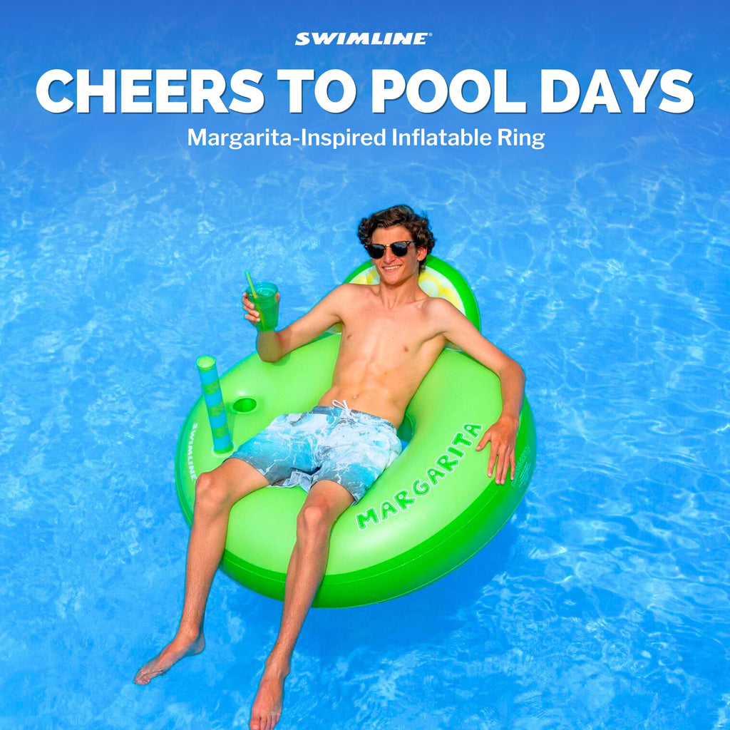 Inflatable Vinyl Pool Ring D801499
