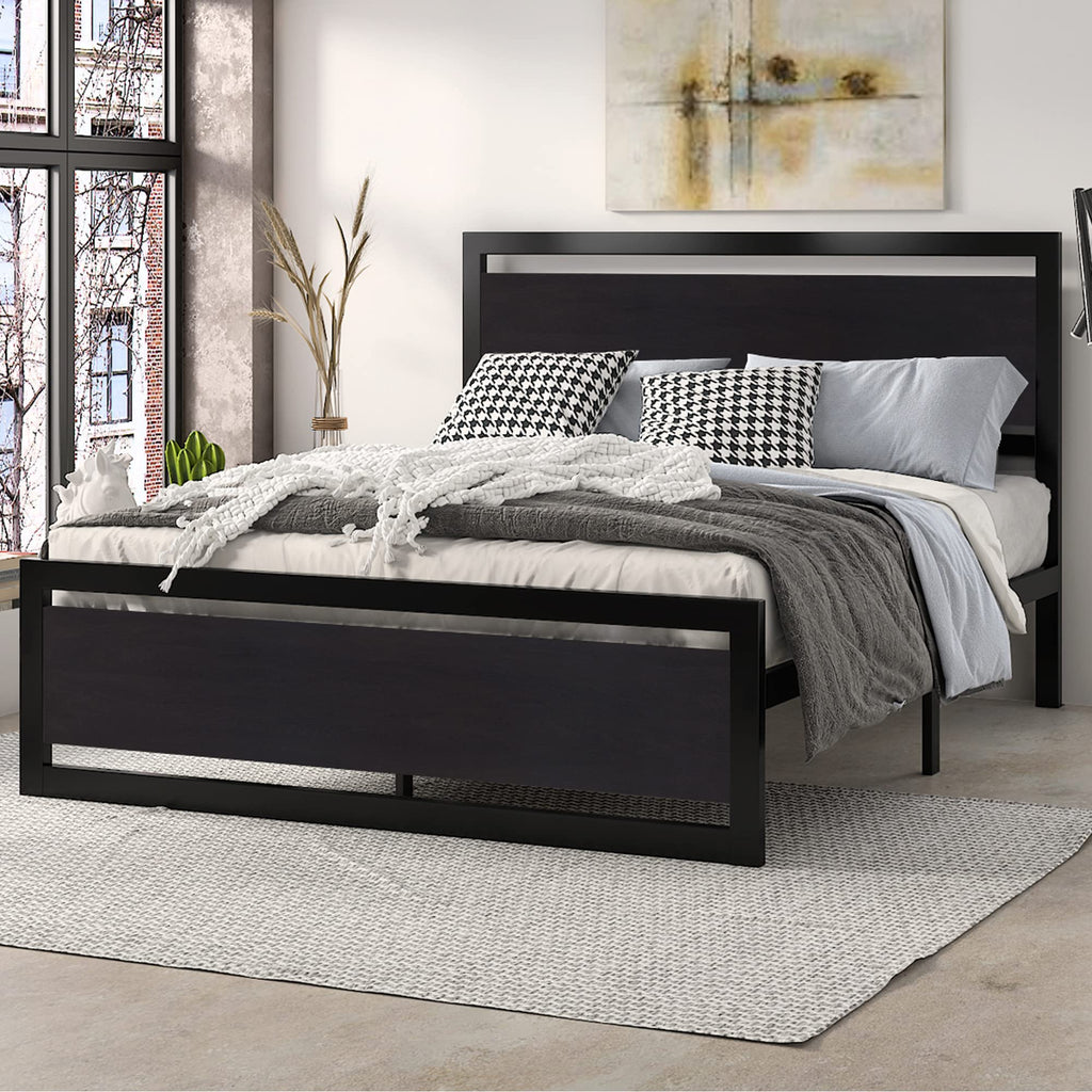 Queen Size Bed Frame with Headboard V442