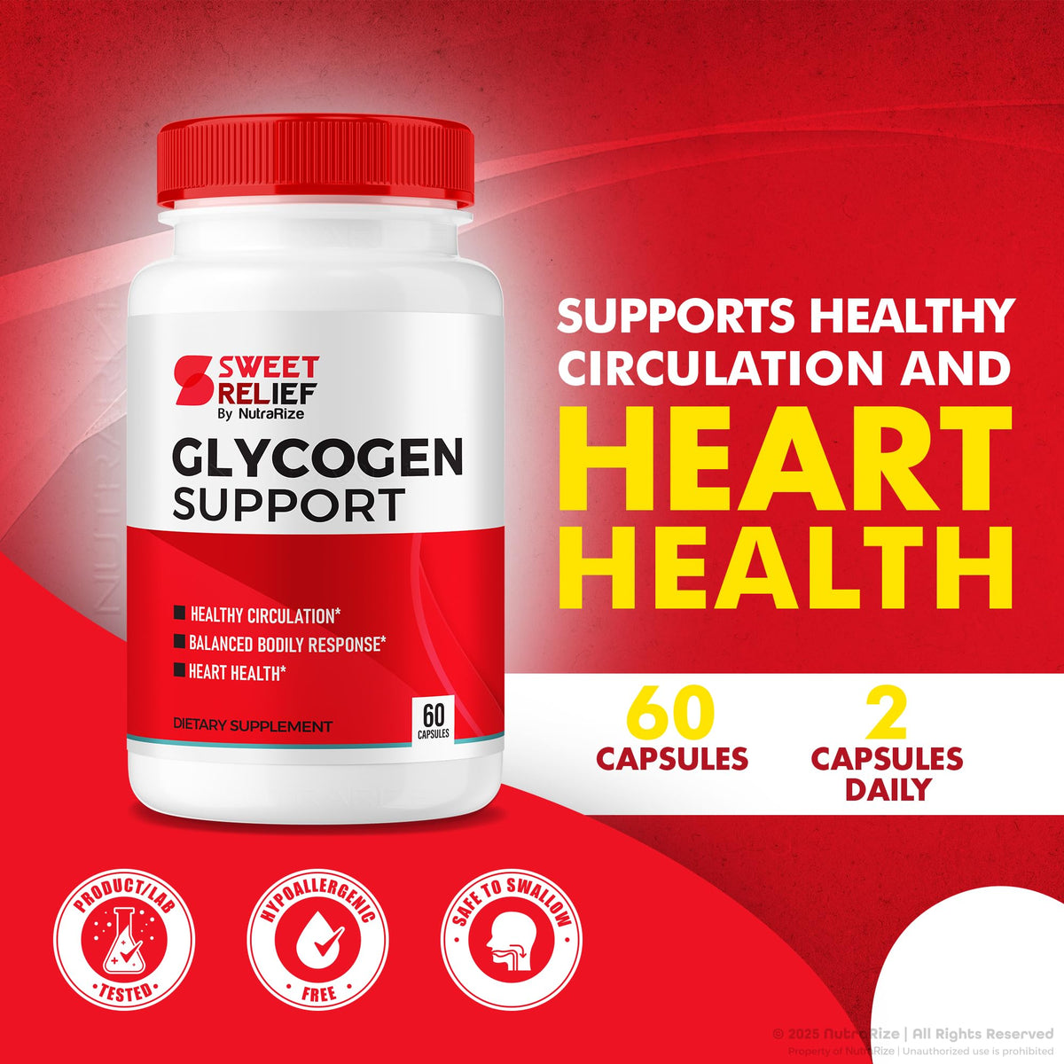 Sweet Relief Glycogen Support Capsules 180 Capsules V16641