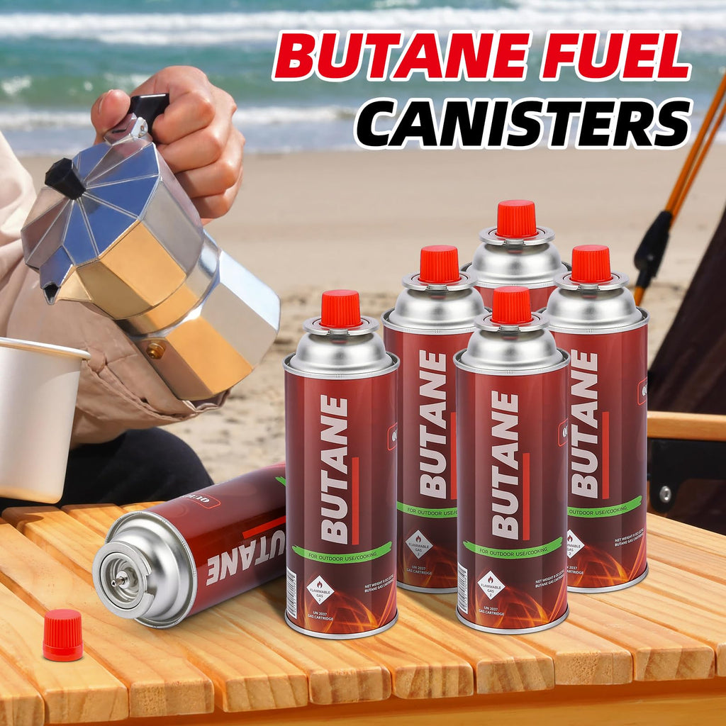8oz Butane Fuel Canisters Pack of 4 G504