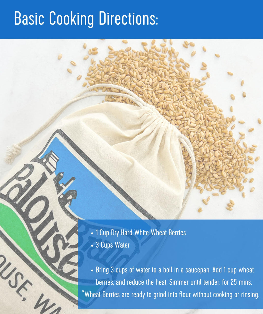 Hard White Wheat Berries 25 lbs V158243