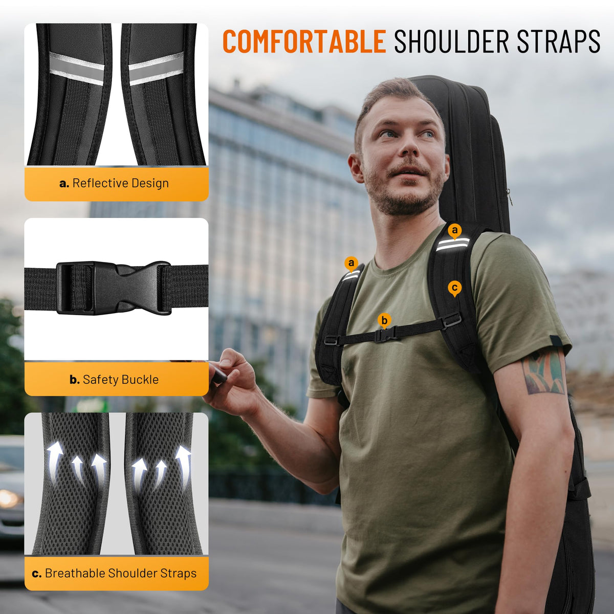 Padded Soft Electric Guitar Gig Bag Black W6004