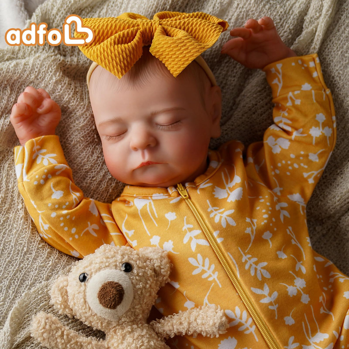 20 Inch Full Vinyl Reborn Baby Dolls Girl C593014