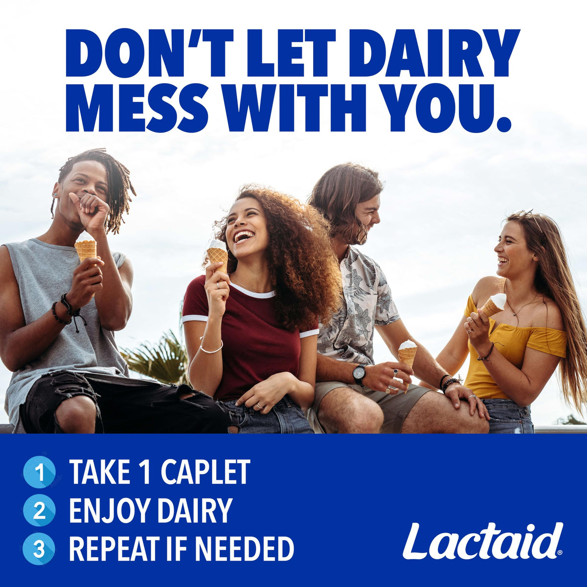 Lactase Enzyme Caplets 96 Ct V460