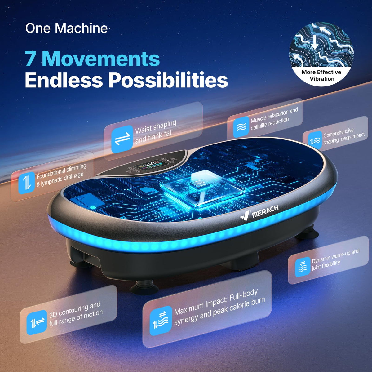 4D Vibration Plate Exercise Machine I473