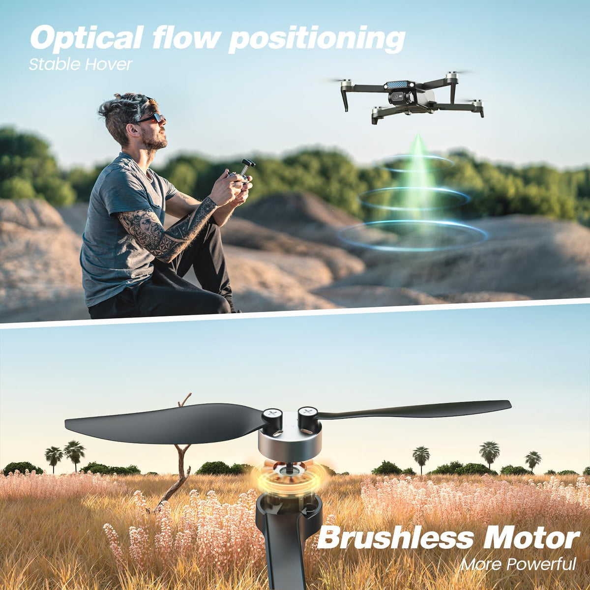 Camera Drone with 2 Batteries X534204