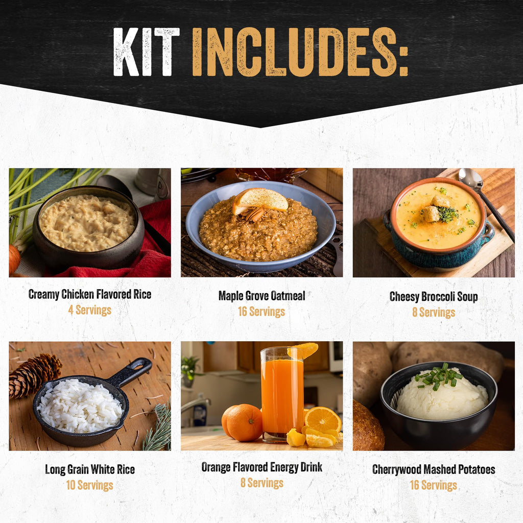 Gluten-Free Freeze-Dried Food Kit 120 Servings A99146