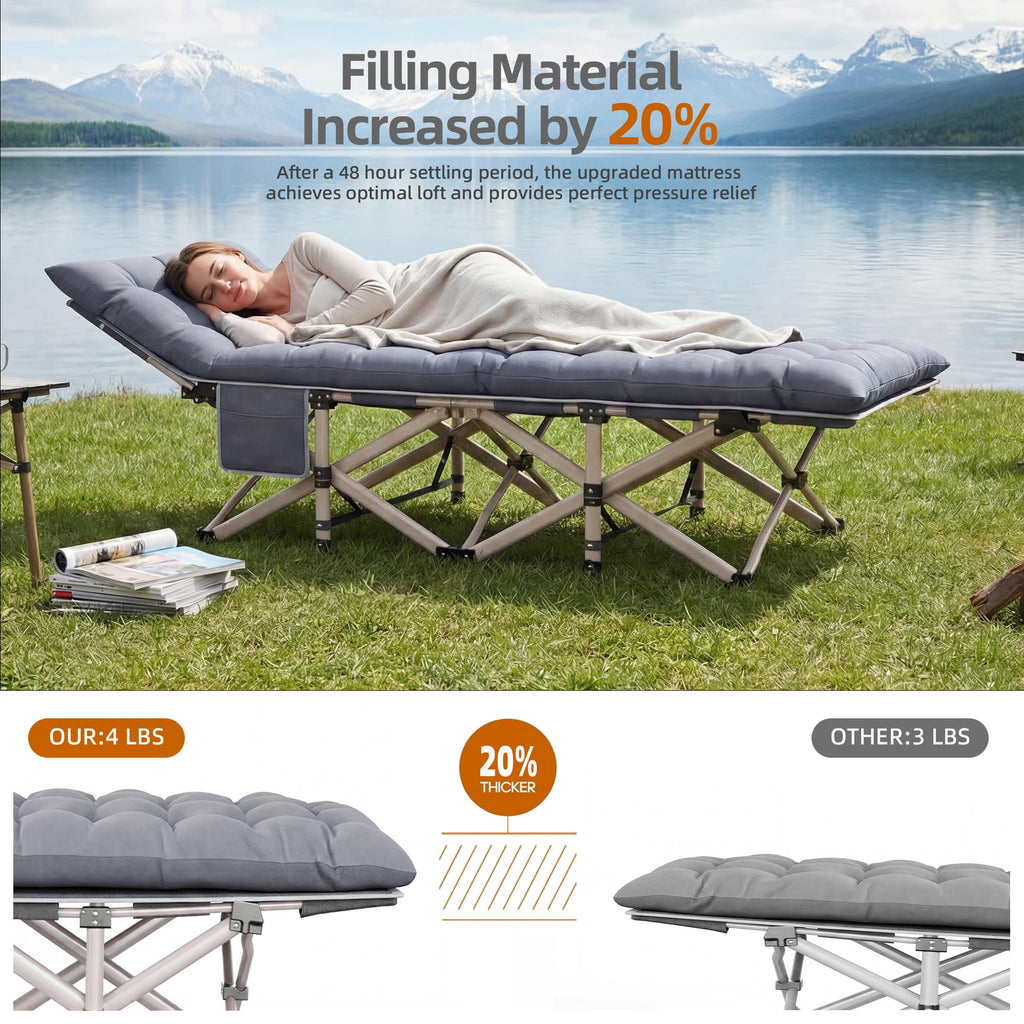Folding Camping Cot with Carry Bag X157