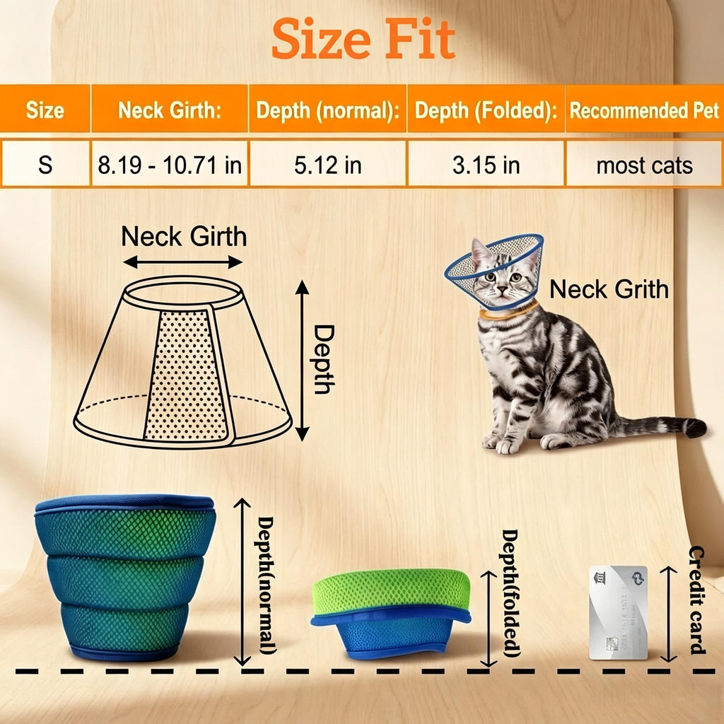 Soft Cat Cone Collar P31009