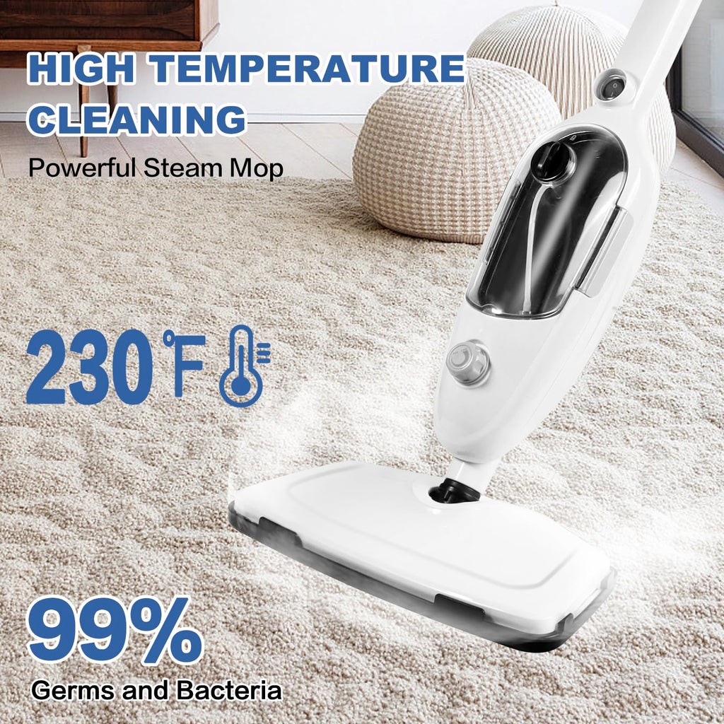 10-in-1 Detachable Handheld Steam Mop Cleaner P46137