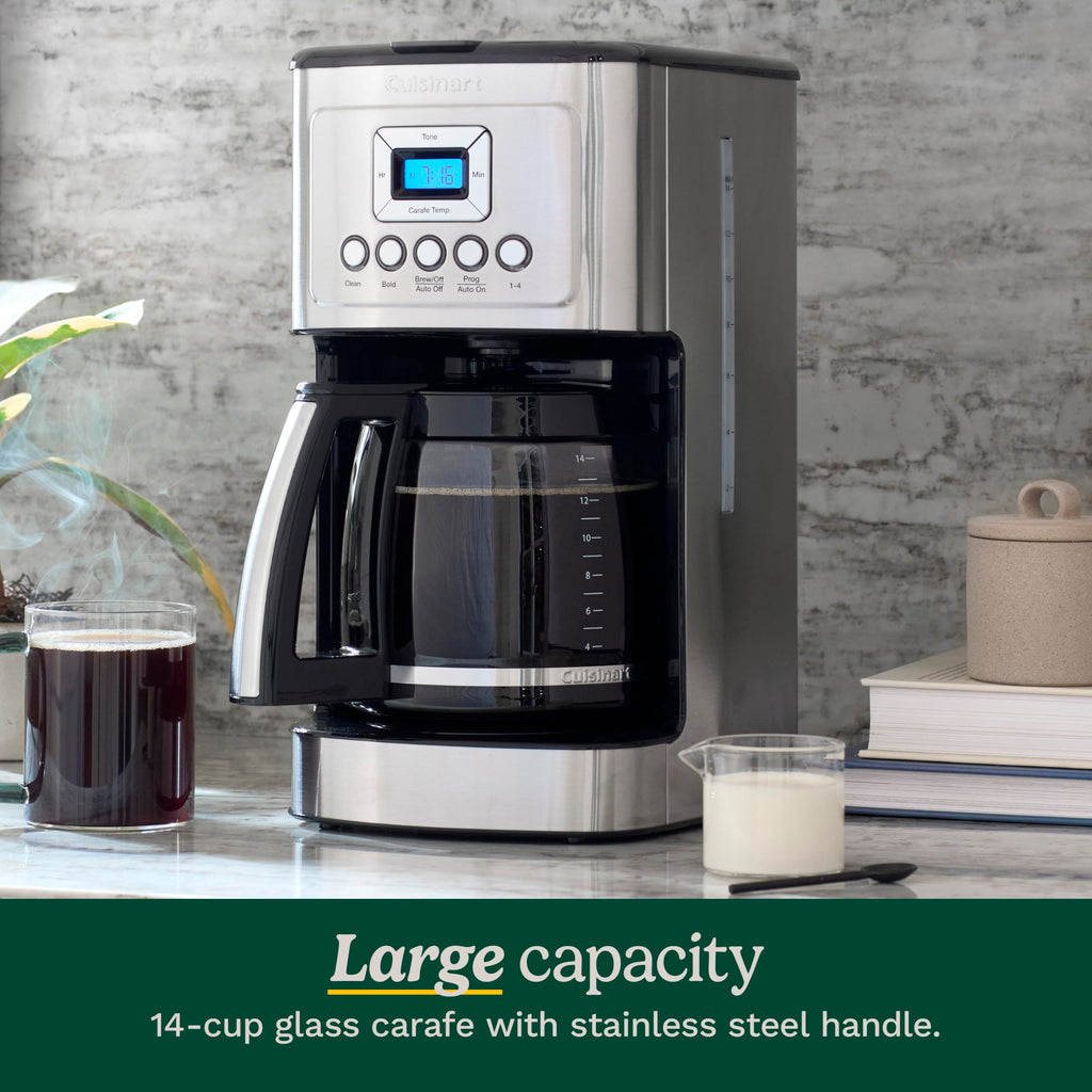 Programmable 14-Cup Glass Carafe Coffee Maker D85565