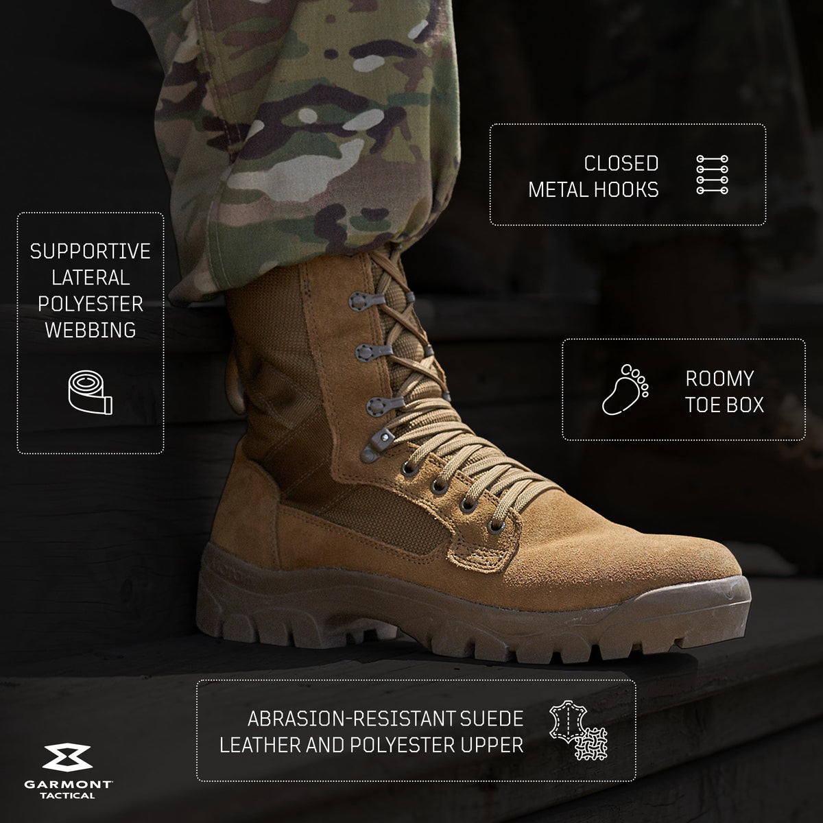 Multi-Terrain Suede Leather Boots U986020