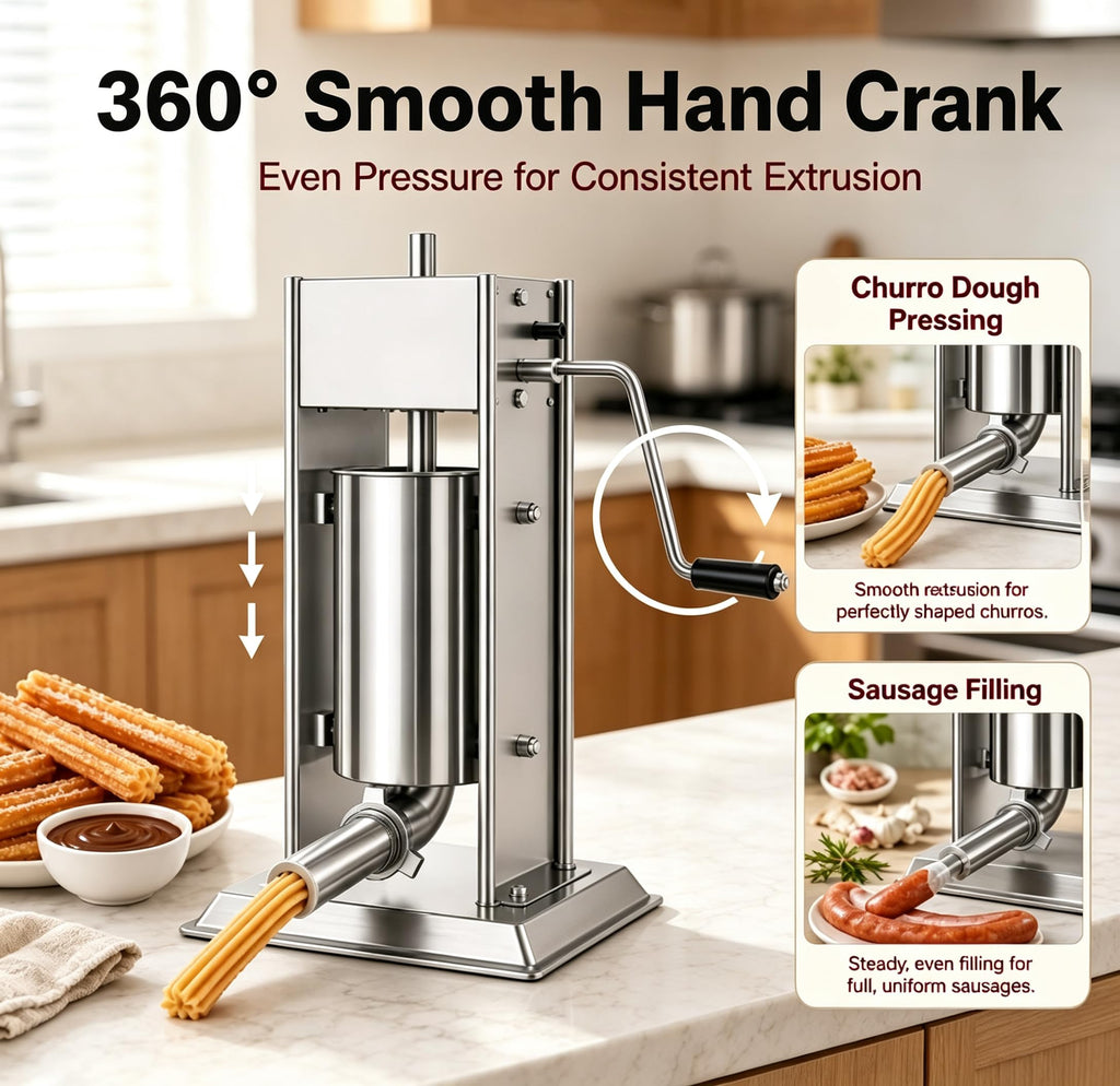 3-in-1 Manual Sausage Stuffer 15LB Y601