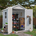 6x4 FT Resin Outdoor Storage Shed with Floor I1120