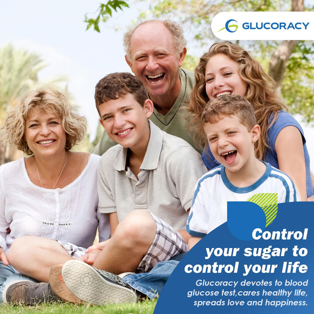 Blood Glucose Monitor Kit with 100 Test Strips I868