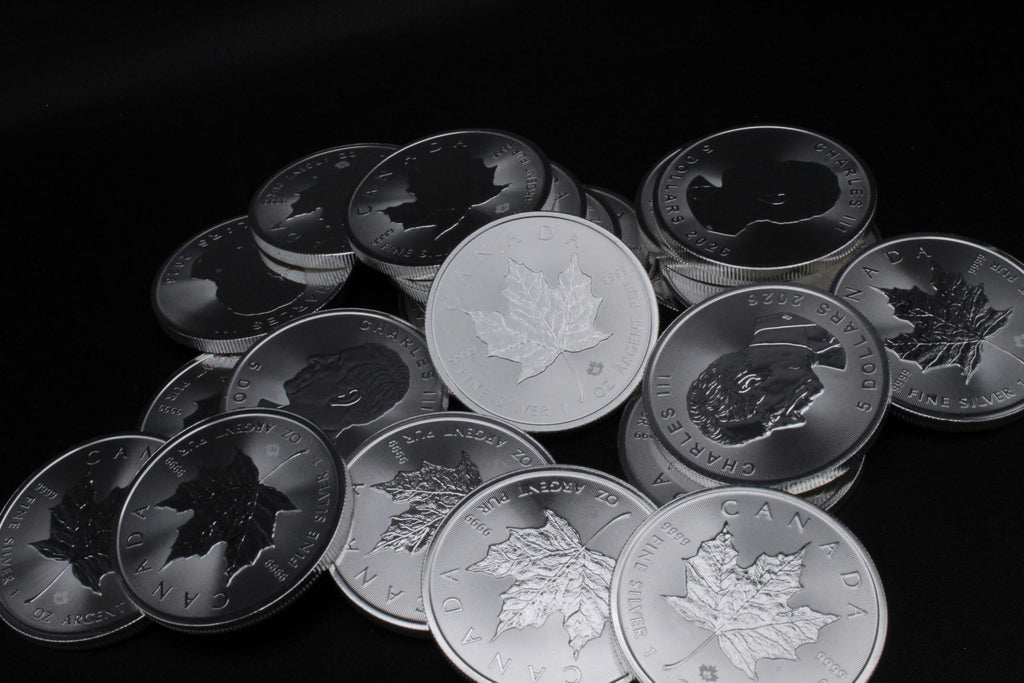 1 oz Canadian Maple Leaf Silver Coins R616790