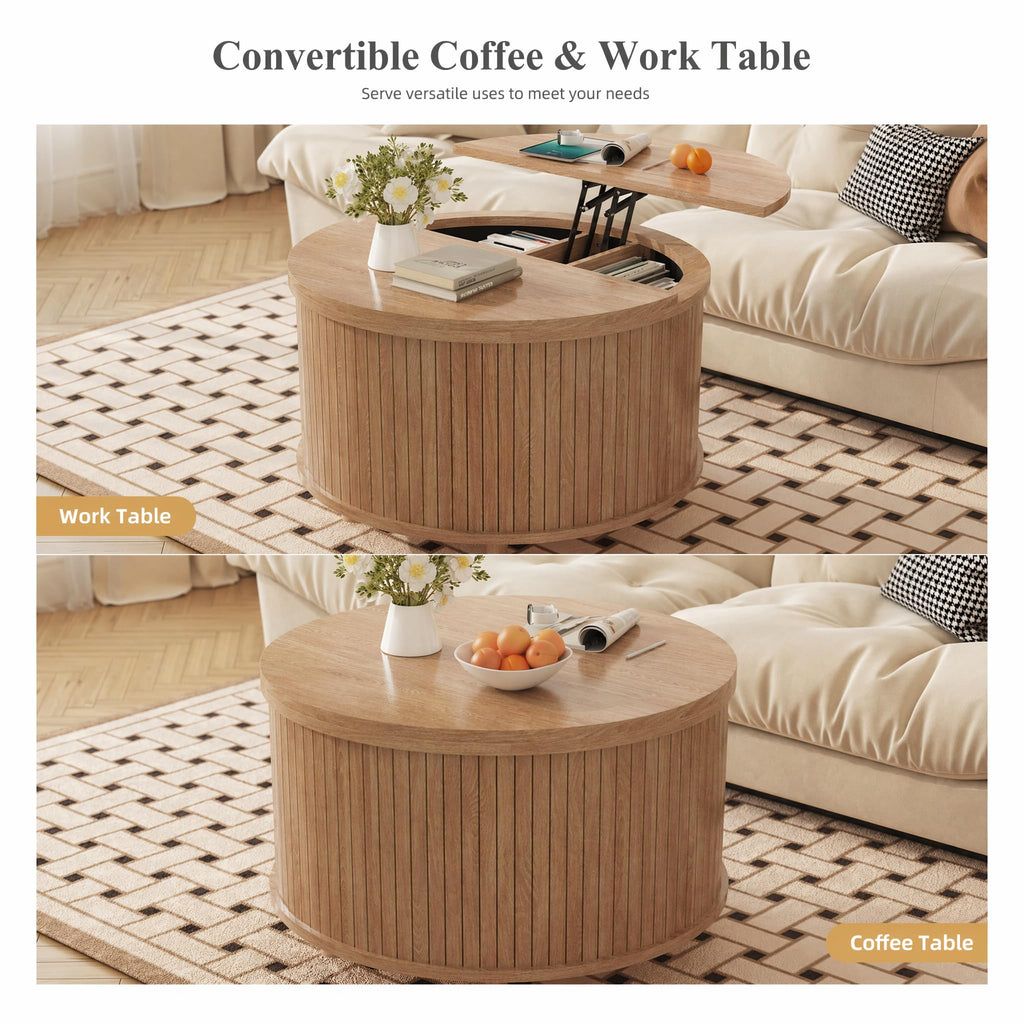 Lift Top Coffee Table with Storage P5927