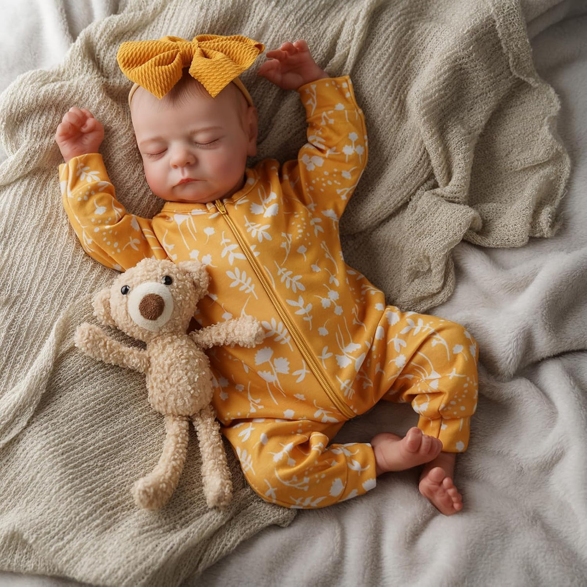 20 Inch Full Vinyl Reborn Baby Dolls Girl C593014
