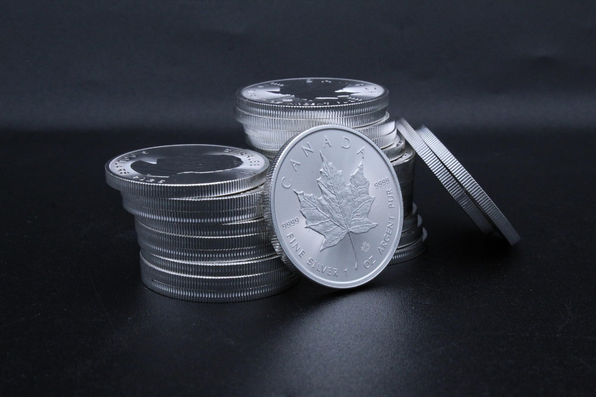 1 oz Canadian Maple Leaf Silver Coins R616790