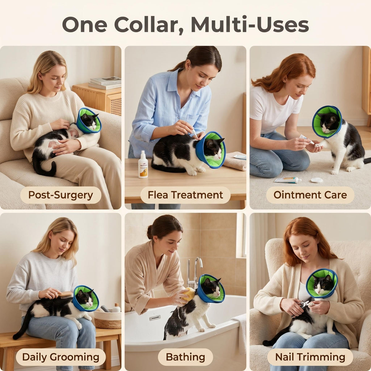 Soft Cat Cone Collar P31009