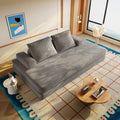 Light Gray Convertible Sofa Bed T78862