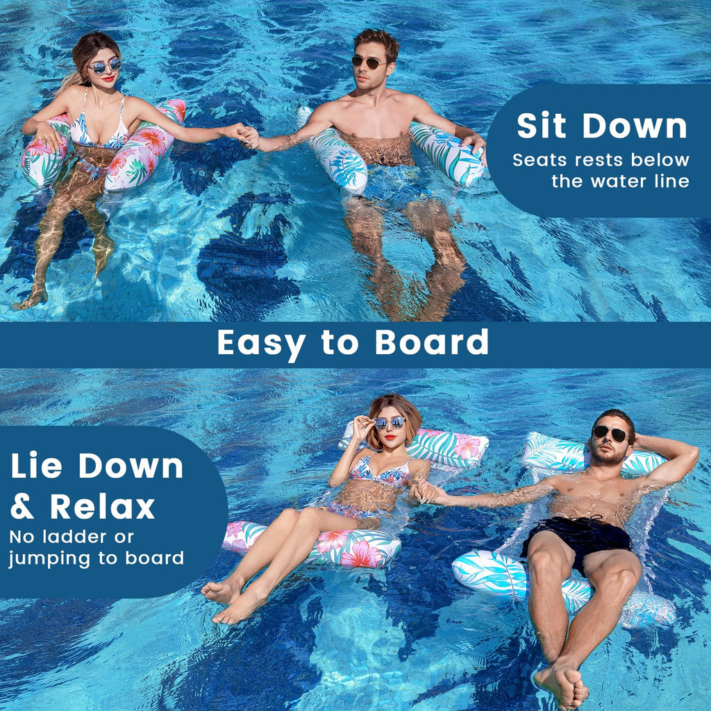 2 Pack Inflatable Pool Floats C8993