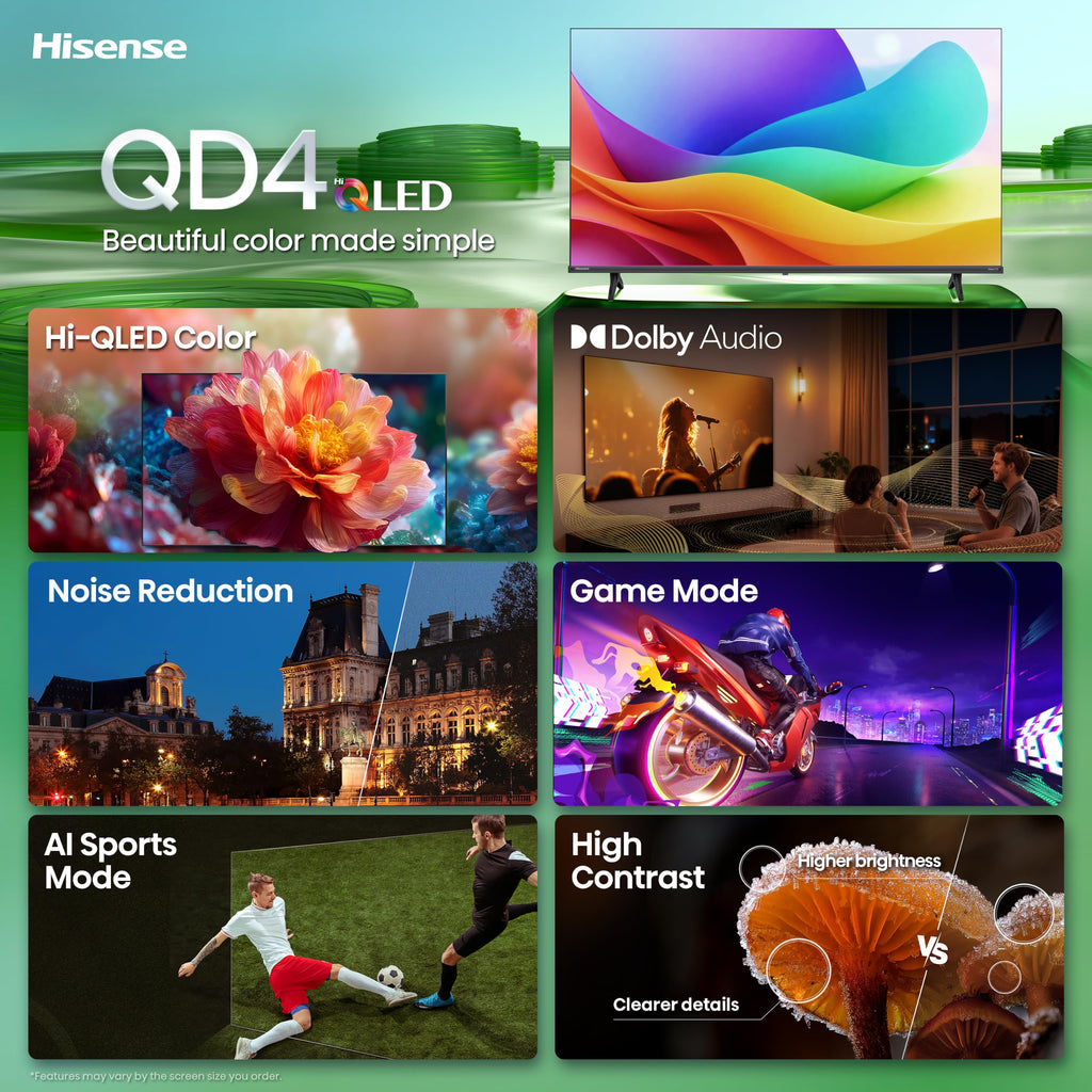 32-Inch Hi-QLED HD Smart Roku TV A551589