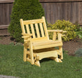 Heavy Duty Outdoor Glider Chair with Cup Holders W564455